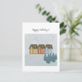 Carte de vacances à thème hiver (Debout devant)