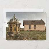 Carte de vacances abandonnée paysage plat (Devant)