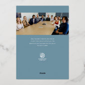 Carte de vacances Abstraite Brushstroke Mountain C (Verso)