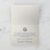 Carte de vacances Affaires pliée photo paysage (Intérieur)