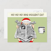 Carte de vacances amusante (Devant / Derrière)