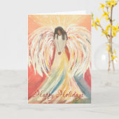 Carte de vacances Angel (Fleur jaune)
