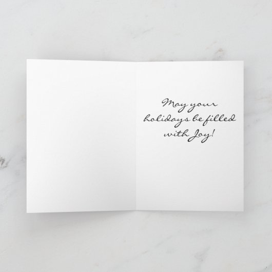 Carte de vacances Angel Joyeux (Intérieur)