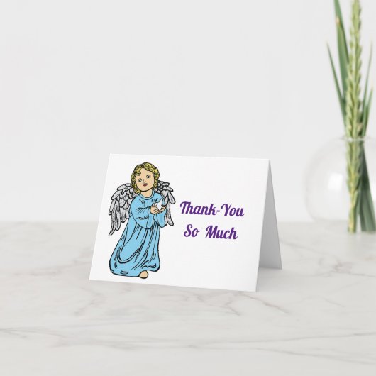 Carte de vacances Angel Thank-You (Devant)