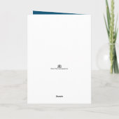 Carte de vacances anglaise Springer Spaniel person (Dos)