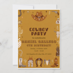 Carte de vacances appartement CowBoy