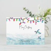 Carte de vacances Appartement de Noël de la tortue (Debout devant)