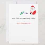 Carte de vacances appartement : Joyeux Noël (Dos)