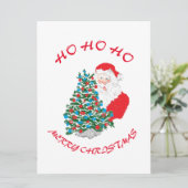 Carte de vacances appartement : Joyeux Noël (Debout devant)