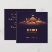 Carte de vacances Appartement Ramadan Moubarak (Devant / Derrière)