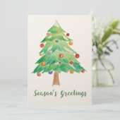 Carte de vacances Arbre de Noël Waterton (Debout devant)