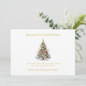 Carte de vacances Arbre de Noël Waterton (Debout devant)