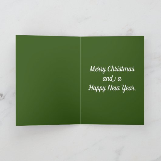 Carte de vacances Arbre d'or (Intérieur)