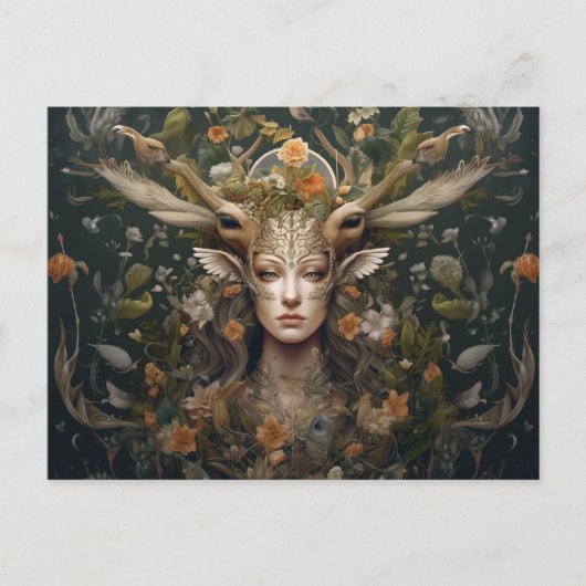 Carte de vacances artistique Nordic Retro Pagan (Devant)