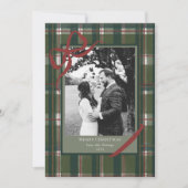 Carte de vacances au ruban et au plastique (Devant)