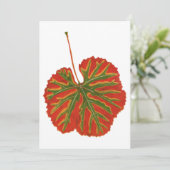 Carte de vacances Autumn Leaf Flat (Debout devant)