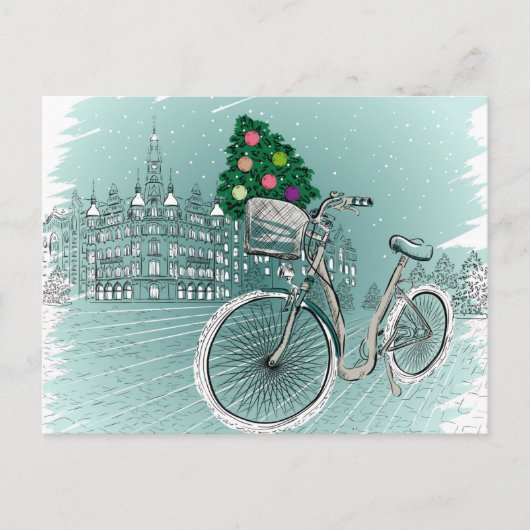 Carte de vacances avec arbre de vacances (Devant)