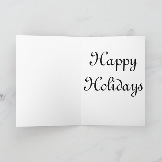 Carte de vacances avec bambou (Intérieur)