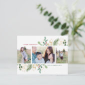 Carte de vacances avec cadre multi-photo pour feui (Debout devant)