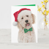 Carte de vacances avec Doodle d'or (Fleur jaune)