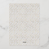 Carte de vacances avec lettres joyeuses (Verso)