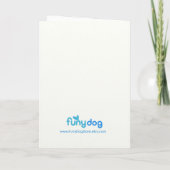 Carte de vacances avec un berger australien (Dos)