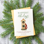 Carte de vacances avec un collage de photos de l'é