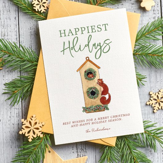 Carte de vacances avec un collage de photos de pet