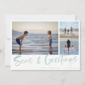 Carte de vacances avec un collage de photos de pla (Devant)