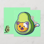 Carte de vacances Avocat (Devant / Derrière)