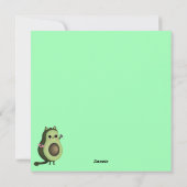 Carte de vacances Avocat (Dos)