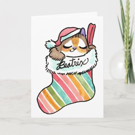 Carte de vacances Baby Beatrix (Devant)