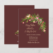 Carte de vacances Balsam Swag (Devant / Derrière)