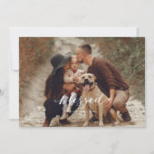 Carte de vacances Bienheureuse Blanc (Devant)