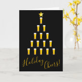 Carte de vacances Bière Tree (Fleur jaune)