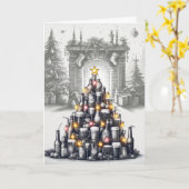 Carte de vacances Bière Tree (Fleur jaune)