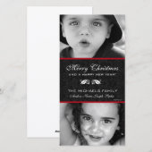 Carte de vacances Black Damas (Devant / Derrière)