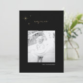 Carte de vacances Black & Gold Radiant (Debout devant)