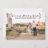 Carte de vacances Black Warmest Warmest (Devant)