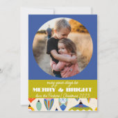 Carte de vacances Blue and Green Retro (Devant)