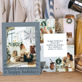 Carte de vacances Blue Modern esthétique