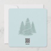 Carte de vacances Blue Spruce Magic Forest (Dos)