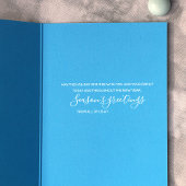 Carte de vacances Blue, Turquoise, Rose Word Art