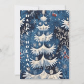 Carte de vacances Blue White Christmas Tree (Devant)
