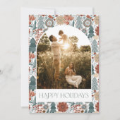 Carte de vacances Bohemian Folk Arch Photo (Devant)