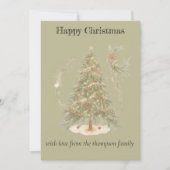 Carte de vacances Boho Christmas Flat (Devant)