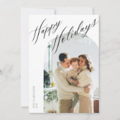 Carte de vacances Boho élégant et moderne (Devant)