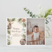 Carte de vacances Boho Ornement Surround Flat (Debout devant)