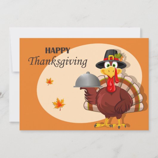 Carte de vacances bon thanksgiving (Devant)