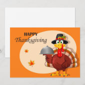 Carte de vacances bon thanksgiving (Devant / Derrière)